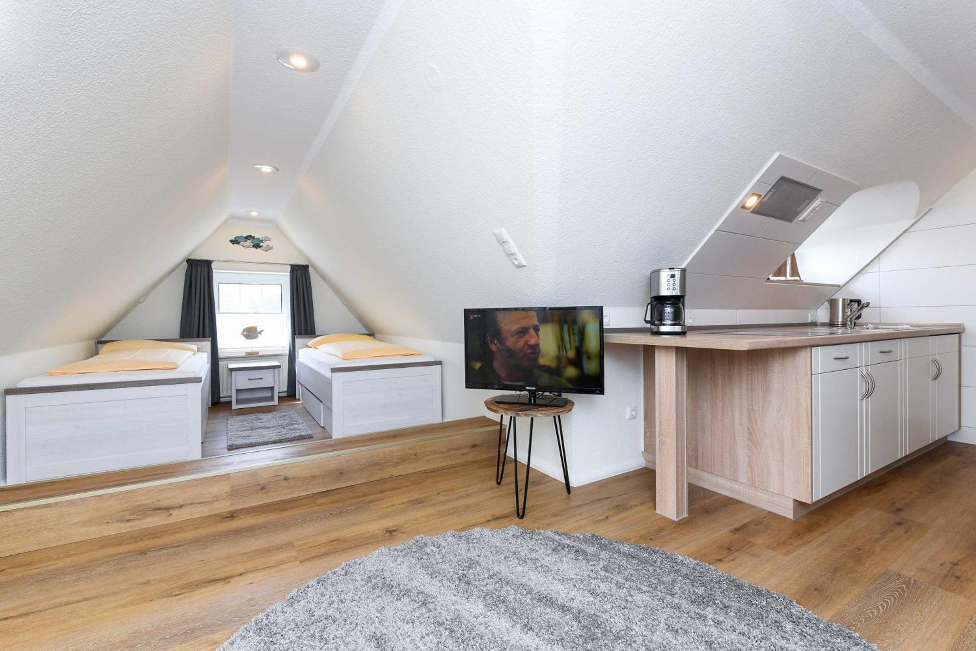 Apartment Borkum นอยฮาร์ลิงเงอซีล ภายนอก รูปภาพ